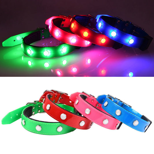 Luminous Waterproof Collar Adjustable Cat And Dog Collar